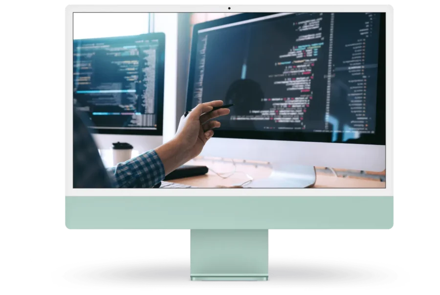 Webdevelopment op een iMac